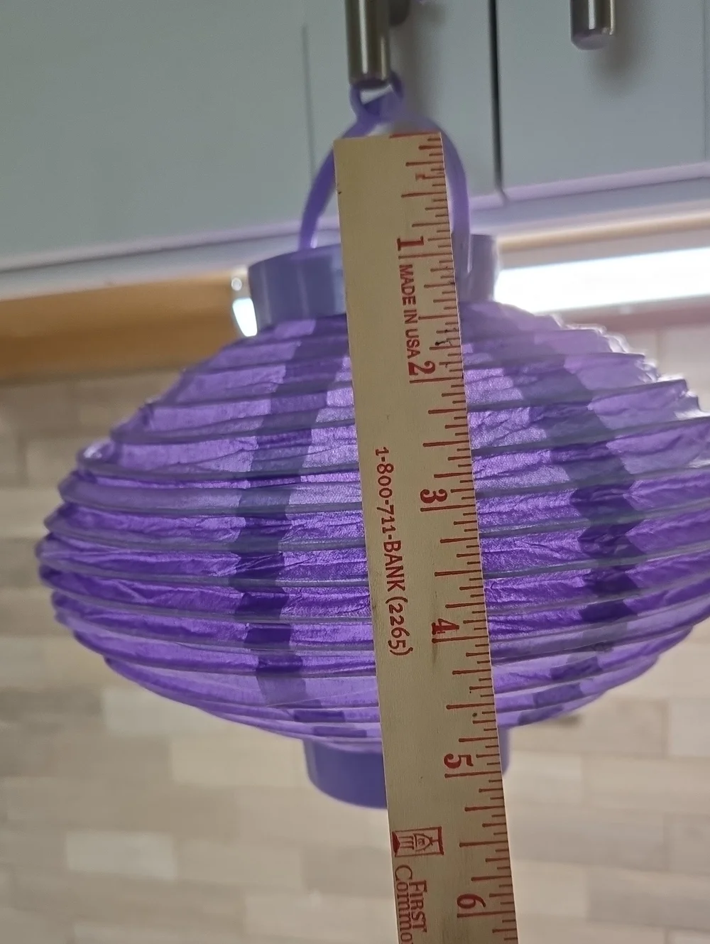 6 Paper Battery Lighted Lantetns